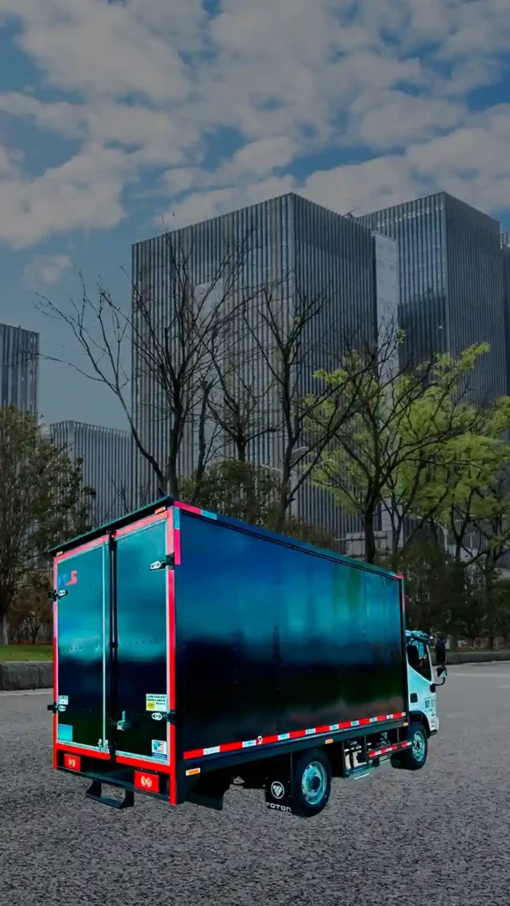 Furgón de carga seca para transporte seguro de mercancías